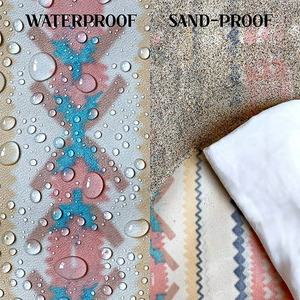 Custom Printed Recyclable <b>Large</b> Tote Outdoor <b>Waterproof</b> Sand Proof Coating Beach <b>Picnic</b> <b>Blanket</b> - Product Image 4