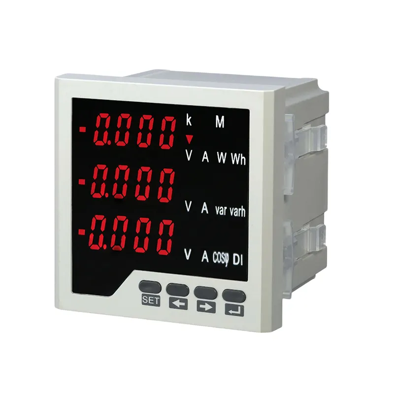 High quality True RMS Digital current voltage frequency amp volt hz multimeter three phase