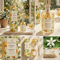 Diffuseur de parfum pour la maison, grand diffuseur à bâtonnets, ensemble personnalisé, étiquette privée complète, coffret cadeau diffuseur à bâtonnets grande taille