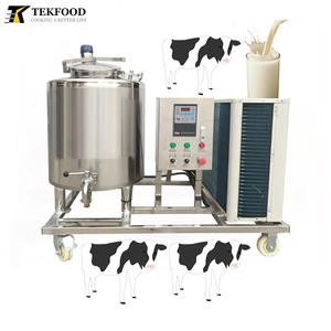 Offre Spéciale en acier inoxydable TEKFOOD 100L 200L 300L 500L Réservoir de stockage de lait Machine de refroidissement de lait frais à vendre - Product Image 1