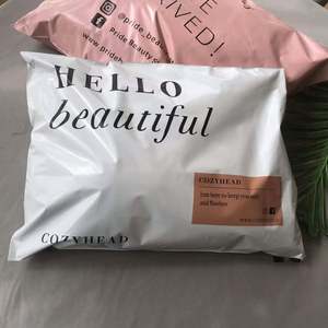 Sacs d'expédition en polyéthylène autocollants personnalisés avec impression couleur, sacs d'expédition postaux noirs, sacs d'expédition en polyéthylène roses - Product Image 3