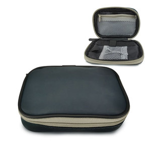 Sac pour lecteur de glycémie 14,5x9x3 cm, étui de rangement médical portable en tissu pour tensiomètre et autres appareils - Product Image 4