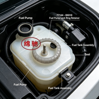 Hot Sale Product Diesel Tank Plastic Locking Ring Retainer 77144-0K010 for Car 2005-2015 Engine
