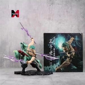 Figurine <span class=keywords><strong>Zoro</strong></span> Trois Mille Mondes en une seule pièce, modèle de statue d'anime, style triple épée, cadeau - Product Image 2