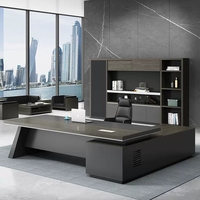 Bureau exécutif en forme de L Bureau de directeur commercial moderne sur mesure Mobilier de bureau Bureau de directeur général exécutif