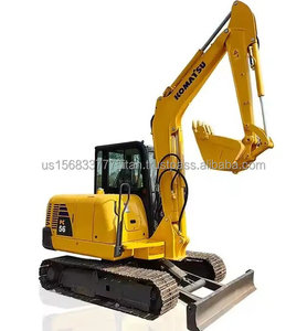 Miniexcavadora Usada Komatsu PC56 de 5 Toneladas, Modelo 2023, Cucharón de 0.22m, Potencia de 35kw, Precio Bajo, Gran Venta - Product Image 1