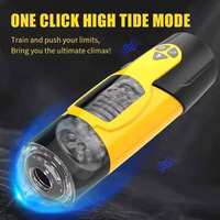 Masturbador Masculino Automático, Copa Masturbadora con 7 Modos de Empuje y Rotación para Estimulación, Juguete Eléctrico para Hombres
