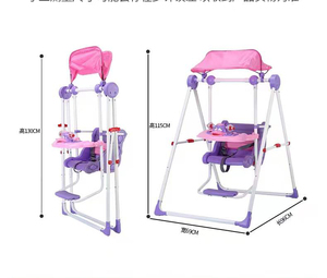 Bé Toddler nhựa trượt với Swing Set trẻ em Playhouse nhựa Mini sân chơi trong nhà - Product Image 6