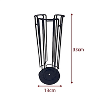 360 °   Support rotatif pour capsules de café, 24 emplacements, pour Dolce Gusto, en fil de fer, organisateur de rangement