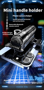 Trípode Magnético para Teléfono P15Mini, Palo <span class=keywords><strong>Selfie</strong></span> con Control Remoto Inalámbrico para iPhone, Android y <span class=keywords><strong>Xiaomi</strong></span> - Product Image 4