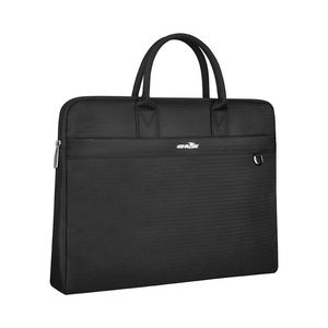 Porte-documents professionnel étanche grande capacité en cuir PU pour ordinateur portable 15,6 pouces pour hommes, rangement de documents et d'informations pour réunions - Product Image 2