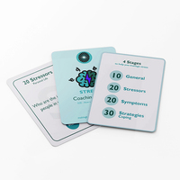 Cartes de coaching de gestion du stress 80 cartes flash de questions surmonter le sentiment de dépassement carte de coaching