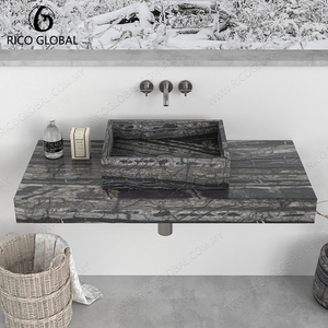 อ่างล้างหน้าติดผนังลายโรงแรมและวิลล่าปรับแต่งได้ - Product Image 4