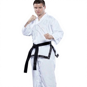 Uniforme de Judo Ultraligero y Transpirable de Algodón y Poliéster para Mujer, Talla Grande, Color Blanco, Manga Larga, para Entrenamiento Físico, Dobok - Product Image 2