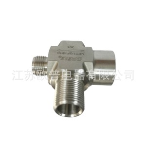 ทีสแตนเลส NPT1/2F-10 304 ข้อต่อท่อไร้รอยต่อสำหรับใช้งานแรงดันสูง - Product Image 4