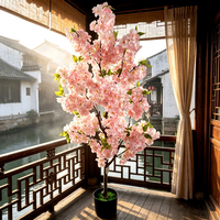 Nouveautés : Arrangements floraux de mariage, faux arbre à fleurs de cerisier, fleurs artificielles, décorations pour bars et maisons, cadeau pour la Saint-Valentin