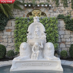 <span class=keywords><strong>Fontaine</strong></span> d'eau murale <span class=keywords><strong>de</strong></span> jardin Semi-circulaire, <span class=keywords><strong>bassin</strong></span> d'extérieur <span class=keywords><strong>de</strong></span> luxe avec Design <span class=keywords><strong>de</strong></span> coque en marbre, - Product Image 6