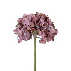 2024 vendita calda artificiale ortensia casa decorazione di nozze con fiori combinati fiori artificiali ortensia nuovi