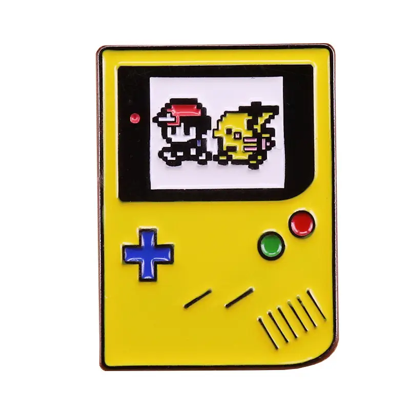 Pin bros logam Game Video terlaris Pin Enamel karakter kartun Mario untuk topi sepatu tas pakaian