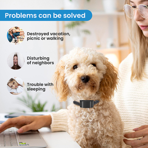 Collar de entrenamiento para mascotas DC680V, resistente al agua, vibrador, Control de ladridos para perros - Product Image 5