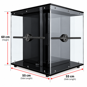 Ventilateur d'affichage holographique cubique 42cm 360° °   Cube publicitaire LED pour événements de vente au détail, salles d'exposition, utilisation en intérieur - Product Image 4
