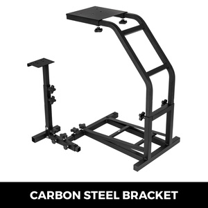 Soporte <span class=keywords><strong>para</strong></span> <span class=keywords><strong>Volante</strong></span> de Carreras VEVOR, Soporte Ajustable <span class=keywords><strong>y</strong></span> Plegable <span class=keywords><strong>para</strong></span> Simulador de Carreras G29 G27 G25, <span class=keywords><strong>Pedales</strong></span> de Simulador NO Incluidos - Product Image 2