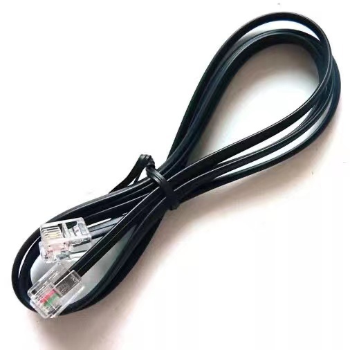 CAT3 Telephone Jumper Cable Patch Cord with 6P4C 6P6C 4P4C 4P2C Crystal Connector RJ11/ RJ12 Jumper Cable for Phone Connections