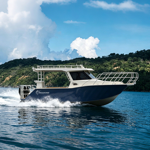 เรือตกปลาอลูมิเนียมเชื่อมต่อแบบสปอร์ตและสันทนาการ SEAKINGBOSS 770 MAX ลำตัวกว้าง 8 เมตร แบบ Deep V คุณภาพสูง สำหรับใช้งานนอกชายฝั่ง - Product Image 1