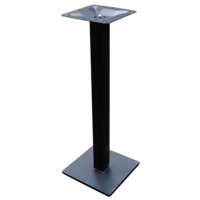 Base de table carrée en fonte, pied de table haut en métal pour bar, comptoir ou table à manger