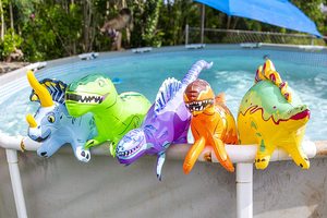 户外或室内儿童卡通动物充气恐龙玩具套装 - Product Image 5