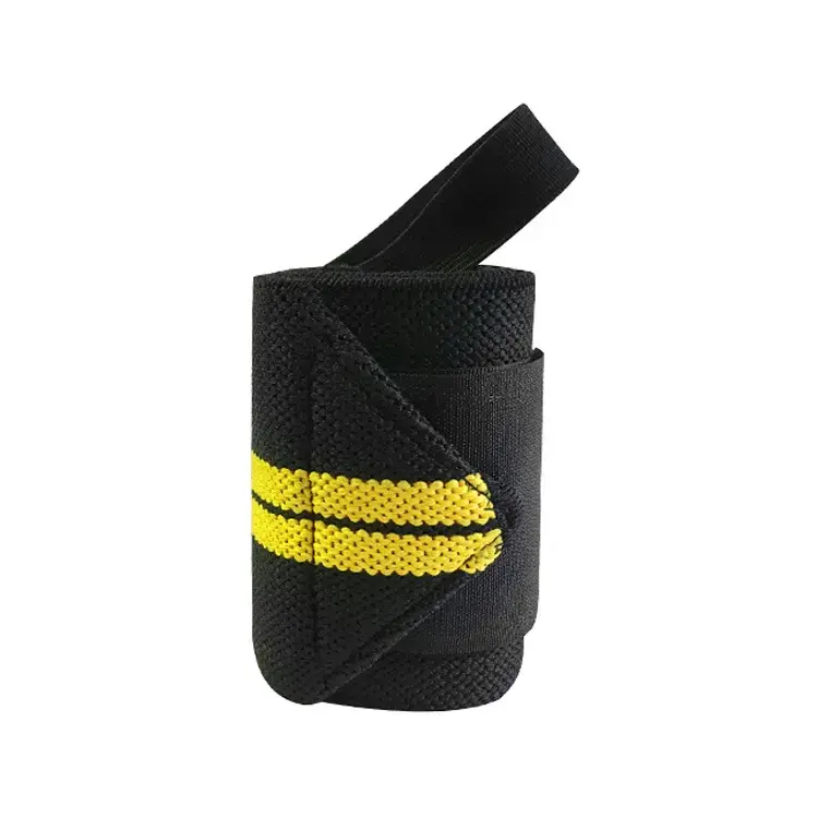 Sıcak satış sıkıştırma bilek koruma elastik bandaj sarar özel elastik naylon spor giyim bileklik