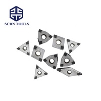 Chine CBN Inserts Fournisseur SCBN TOOLS Offre des inserts brasés TNGA160404/TNGA160408/TNGA160412 usinage de l'acier trempé