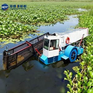 เรือตัดหญ้าใต้น้ำอัตโนมัติพร้อมเครื่องยนต์และระบบส่งกำลัง ใช้สำหรับกำจัดหญ้าในแม่น้ำและทำความสะอาด - Product Image 2