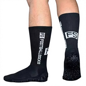 Chaussettes de football antidérapantes JZVINA pour hommes, mi-mollet, avec semelle antidérapante en silicone à points, pour le football, le rugby et l'entraînement sportif - Product Image 6