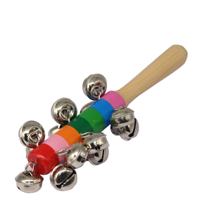 Juego de Instrumentos Musicales de Madera para Niños al por Mayor para Actuaciones en Jardín de Infantes con Campanas de Cuerda <span class=keywords><strong>y</strong></span> Mango de Palo - Product Image 2