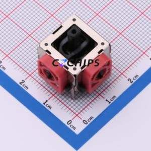 YG16-FL7.8-B10Ka(80)-R Joystick / Navigation Switch Through hole Component (THT)-10P,20.3x19.8mm Switch - Product Image 1