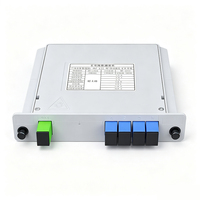 Module de Cassette Optique à Faible Perte FTTH 1x4 PLC avec Connecteur SC/UPC
