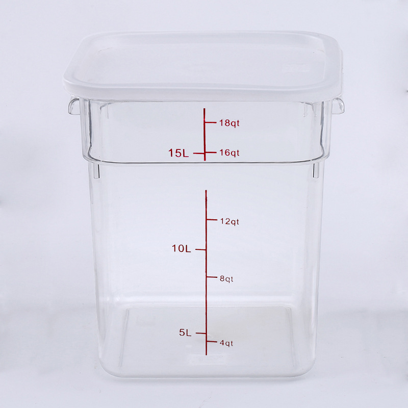 Cubo cuadrado de 17,2 L, 256*310*320 mm