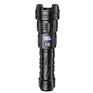 XINSITE Torcia LED Ricaricabile 15W con Batteria 18650, Corpo in PVC Impermeabile, Zoom Regolabile, Dimmerabile, per Emergenze e Campeggio - Product Image 5