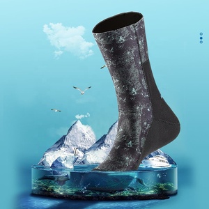 Chaussettes de plongée en néoprène DIVESTAR personnalisées, vente chaude, 3 mm, 5 mm, 7 mm, imperméables, camouflage pour la plage, la natation, les sports nautiques - Product Image 3