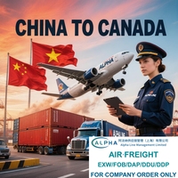 De la Chine au Canada, transport aérien porte-à-porte, agent d'expédition EXW FCA FOB DDP DAP FBA par avion pour les commandes d'entreprise