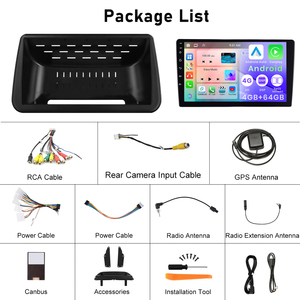 Podofo 9 ''android Car Stereo Khung 4 + 64 gam không dây Carplay Android tự động cho né tránh Nitro 2006-2012 Radio Para ô tô autoradio - Product Image 6