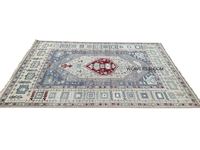 Tapis Oushak tissé à la main avec motifs floraux, en laine turque, style vintage bohème, pour le salon, décoration de la maison