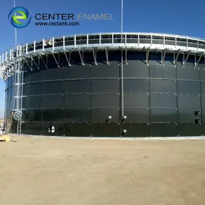 Liquid biological wastes storage fermentation tank with double membrane roof