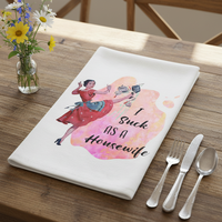 Serviettes de cuisine gaufrées en microfibre absorbantes à séchage rapide, personnalisées avec impression numérique, et sets de table – Vente en gros 2025