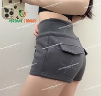 Shorts de sport personnalisés Verdant Strokes avec ceinture, polyester/coton, séchage rapide, shorts boxer pour femmes