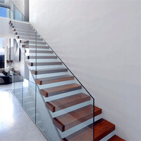 DAIYA escalier balustrade en bois avec bande de roulement en bois design