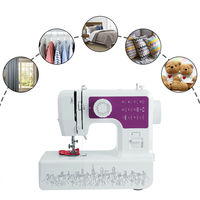 Machine à coudre électrique domestique mini, tendance, à prix abordable, personnalisable, haute qualité, à alimentation automatique à grande vitesse, à plateau plat