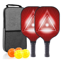 Raquette de pickleball pour enfants en fibre de verre de 16 mm avec impression UV HD et logo personnalisé - Design durable, léger et portable