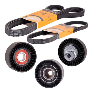 Set Tendicinghia e Puleggia IZUMI Conti V Belt 6pk1538 5pk865 Nuovo di Alta Qualità per BMW E46 E39 E38 <span class=keywords><strong>X5</strong></span> <span class=keywords><strong>E53</strong></span> Z3 E36 - Product Image 2